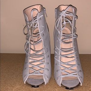 Grey & Silver Qupid Booties